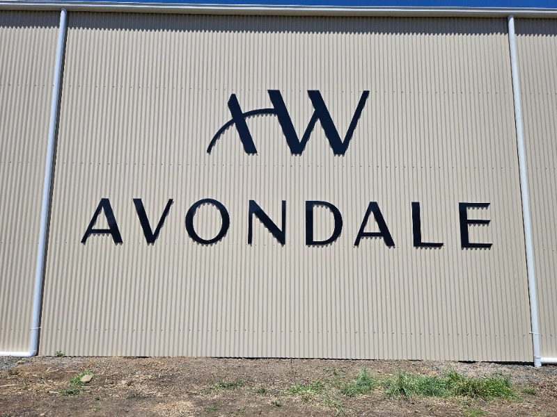 Router-cut 3D lettering signage for a Toowoomba business